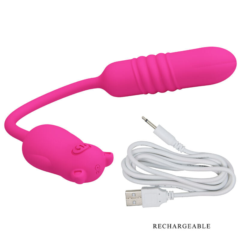 Pretty Love Flirtation- Silicon Roz Vibratoare Bullet