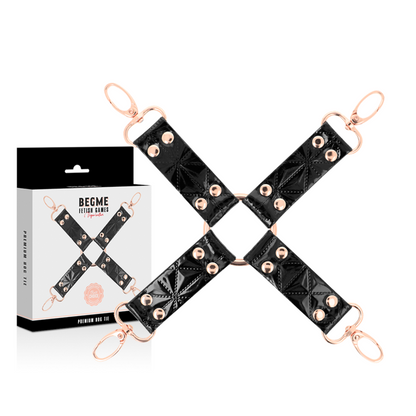 Begme Black Edition Vegan Pigskin Tie BDSM Bondage Accessory