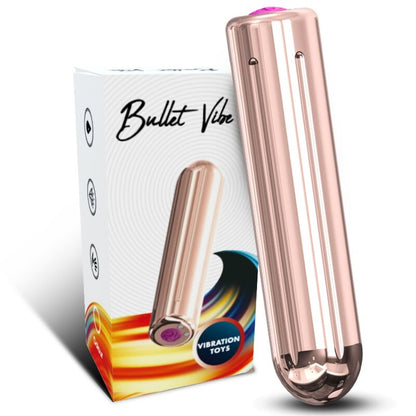 Armony Stimulators- Bultură Vibratoare Warhead Golden 2 Cm X 8.8 Cm