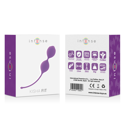 Intense Health & Fun-Intense Kisha Fit Silicon Kegel Violet