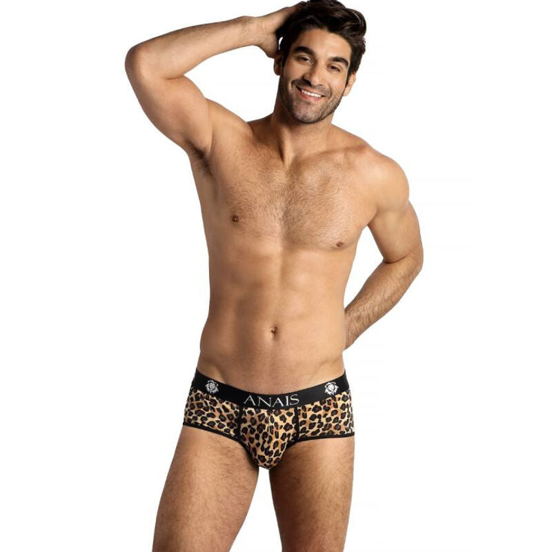 Anais Men - Mercury Brief XL Underpants, Microfiber with Animal Print, Size XL, Composition 80% Polyamide and 20% Elastane