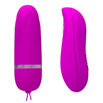 Pretty Love Flirtation - Debby Egg Vibrator with 12 Vibration Modes, Silicone, Waterproof, Purple