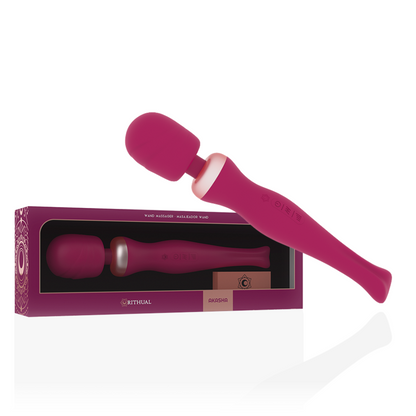 Rithual - Akasha Wand Rechargeable 2.0 Orquidea, Flexible Massager with 20 Vibration Modes, Waterproof, Dimensions: N/A