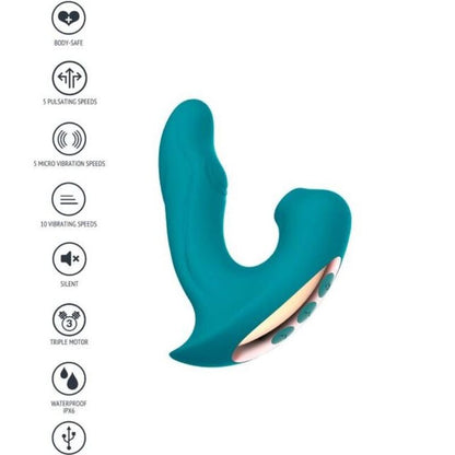 Xocoon- Stimulator Vibrator De Dragoste Eternă Verde