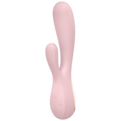 Satisfyer Connect - Pink Mono Flex Vibrator With App, Bluetooth, Water Resistant, Dimensions: 204x44x58.3mm