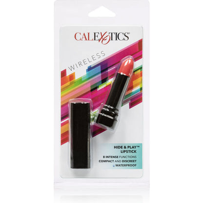 California Exotics - Hide Play Red Lipstick Stimulator, 8 Speed, Waterproof