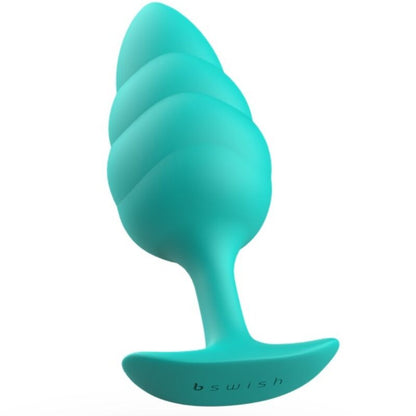 B Swish - Massage Anal Plug Bfilled Basic Wave Seafoam