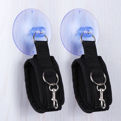 Ohmama Fetish Suction Cup Wrist Cuffs - Suction Cup Fetish Accessories for Pleasure and Safety