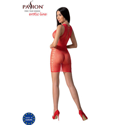 Passion Woman Bodystockings - Bs097 Sensual Red Body, One Size