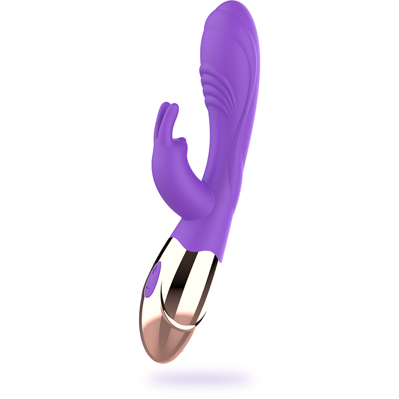 Womanvibe Viora - Rechargeable Rabbit Vibrator with Clitoris Stimulator, 19.5 x 3.3 cm, 10 Vibration Modes, Soft Silicone, Stimulated G Spot