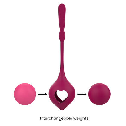 Rithual - Deva Pelvic Training Set With 4 Weighted Balls, Medical Silicone, Orquidea