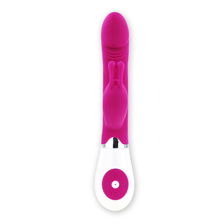 Pretty Love Flirtation - Double Stimulation Pink Gene Massager with 30 Vibration Modes, FDA Approved Silicone