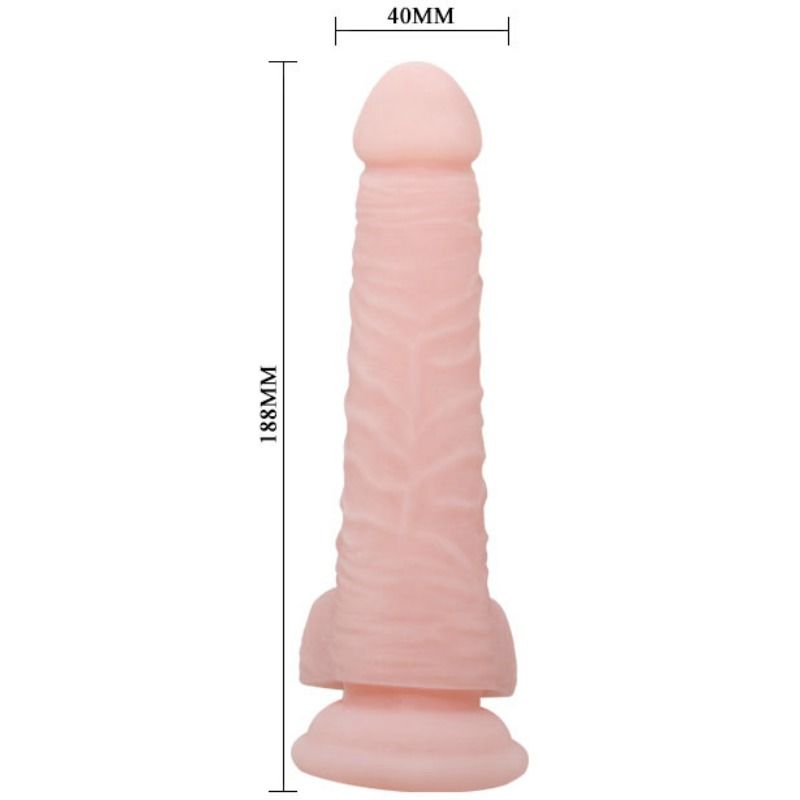 Baile Dildo-  Super Dildo Realist Flesh 18.8 Cm