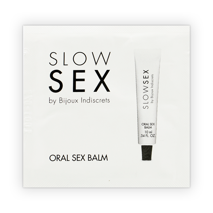 Bijoux Slow Sex - Oral Sex Balm with Coconut Flavor, Single Dose