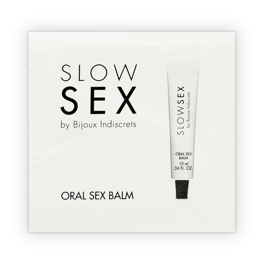 Bijoux Slow Sex - Oral Sex Balm with Coconut Flavor, Single Dose