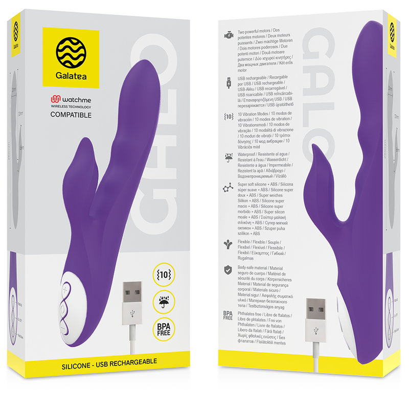 Galatea-  Vibrator Galo Lilac Compatibil Cu Tehnologia Wireless Watchme