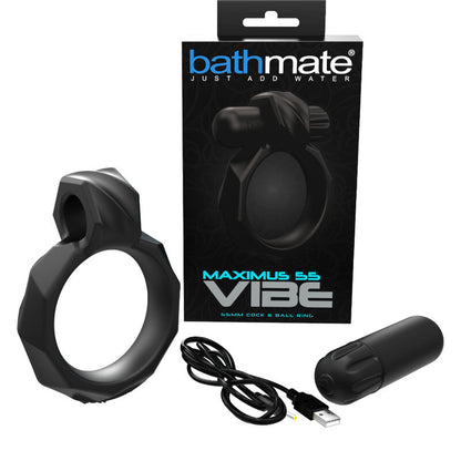 Bathmate - Silicone Vibrator Ring Maximus VIBE Ring with Bullet - 55 mm