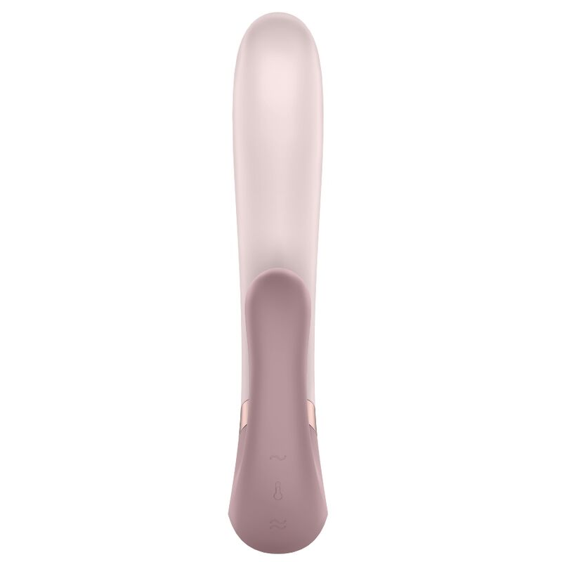 Satisfyer Heat Wave Vibrator App - Clitoris and G Spot Stimulation with Vibration and Heat, Pink