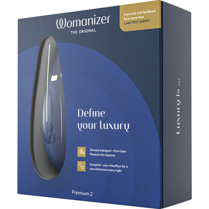 Womanizer - Premium Clitoris Stimulator 2 Blueberries, 14 Intensity Levels, Enhanced Autopilot, Smart Silence, IPX7 Water Resistant