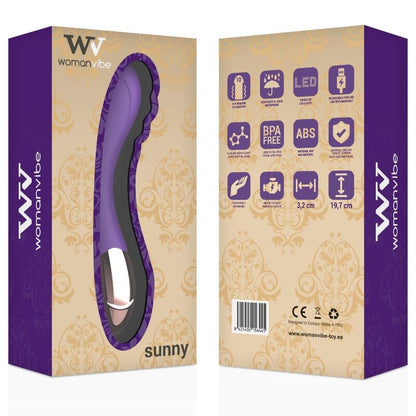 Womanvibe-  Vibrator Reîncărcabil Din Silicon Sunny