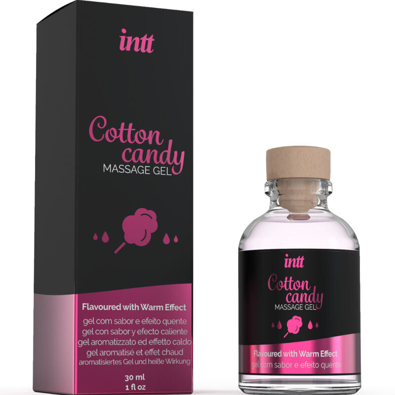 Intt Massage &amp; Oral Sex - Massage Gel With Cotton Candy Flavor And Heating Effect 30 ml