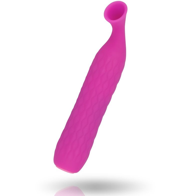 Inspire Suction - Saige Purple Suction Stimulator, Dimensions: 14.6 cm (total length), 2.9 cm (diameter), Material: Silicone, Submersible, Rechargeable, 1 Year Warranty