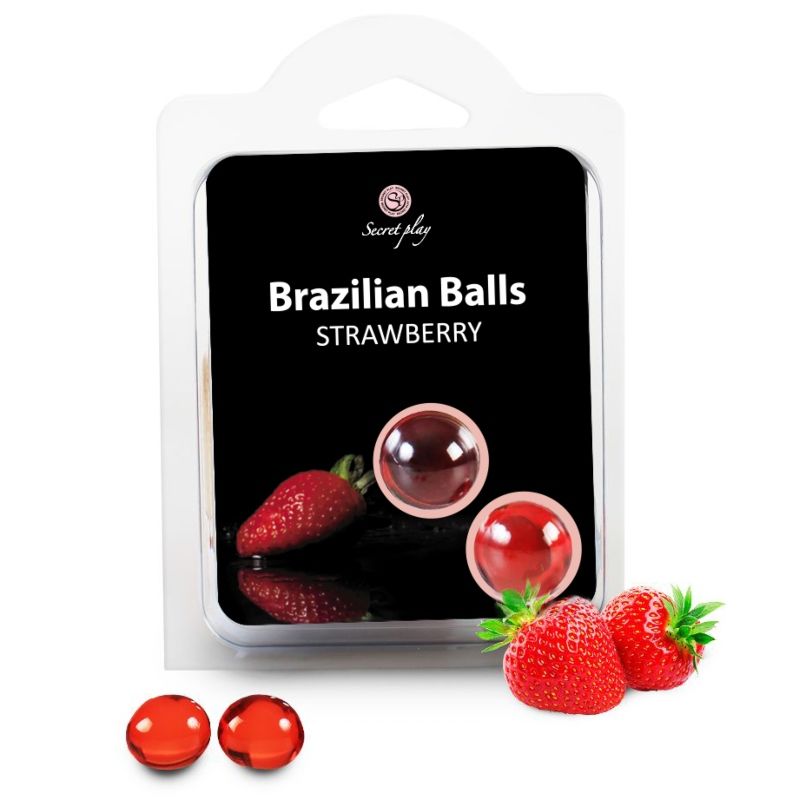 Secretplay Cosmetic - 2 Strawberry Brazilian Balls