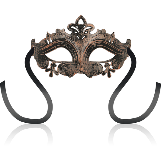 Ohmama Masks - Venetian Style Copper Mask, Unisex, One Size