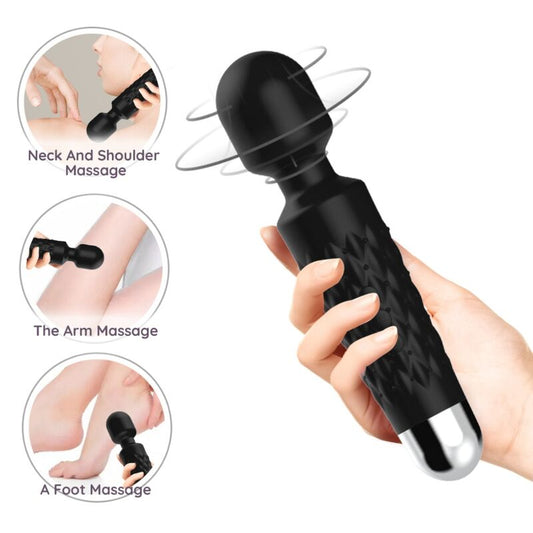 Armony Massagers- Postman Masager & Vibrator Cap Super Flexibil Negru