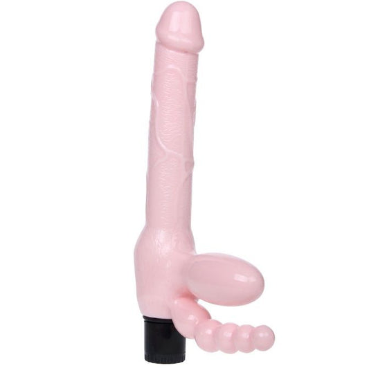 Baile Vibrators-  Ham Cu Vibrații Și Stimulare Anală 25.4Cm