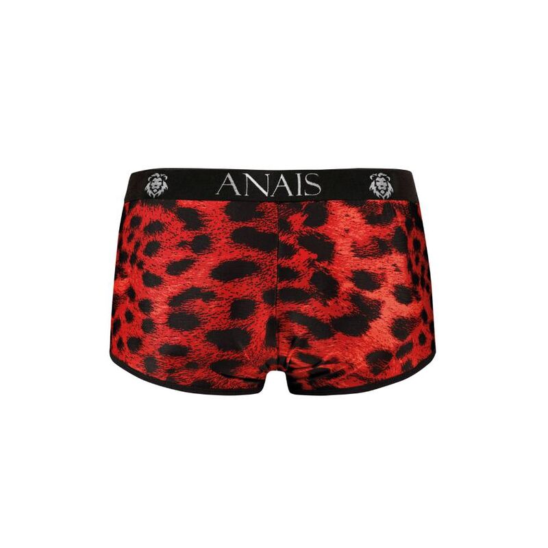 Anais Men - Savage Boxers Red XL, Soft Microfiber with Animal Print