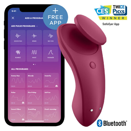 Satisfyer Vibrator - Panties with Secret Vibrator and SEXY SECRET Control App