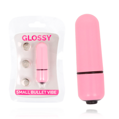 Glossy - Bullet Vibe Small Pink, RPM 17,500, Water Resistant, Dimensions 58 x 18 mm, Glossy