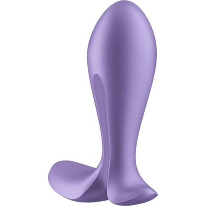 Satisfyer Intensity Anal Plug with Powerful Vibrations and Bluetooth Control, Purple, Body-Friendly Silicone, Water Resistant, 15 Year Warranty