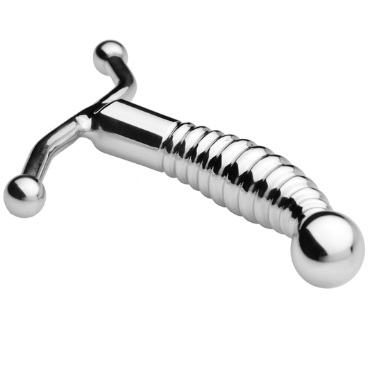 Metalhard Huge Insertable Metal Anal - Stainless Steel G Spot Stimulator, Metal Hard