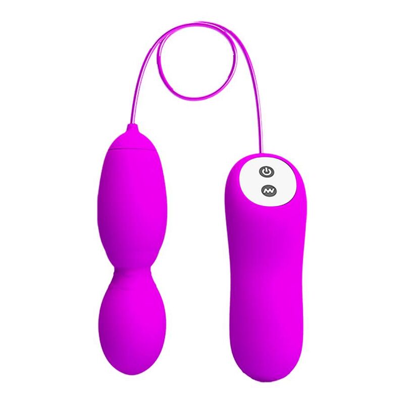 Pretty Love Flirtation - Vega Massager With Rotation And Vibration, 12 Functions, Silicone, Purple Color