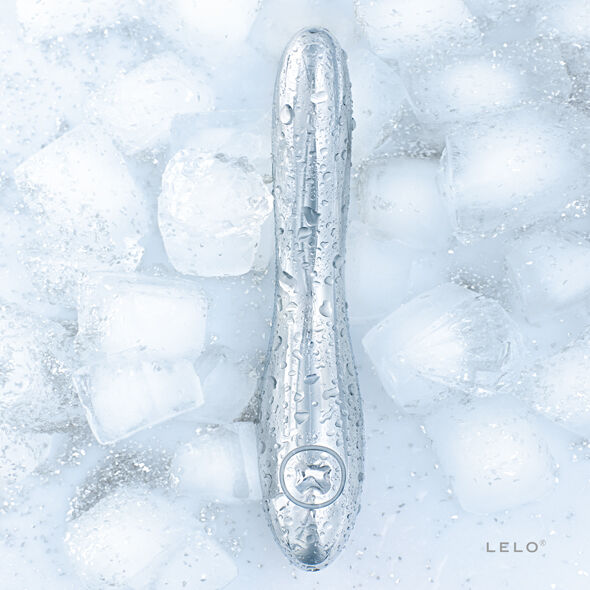 Lelo - Inez Silver Vibrator, Stainless Steel, 5 Stimulation Modes, Rechargeable