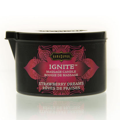 Kamasutra  Cosmetics-Lumânare De Masaj Kama Sutra Strawberry Dreams