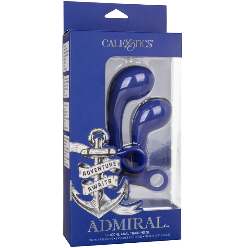 Calexotics- Admiral Set 2 Plug Anal Albastru