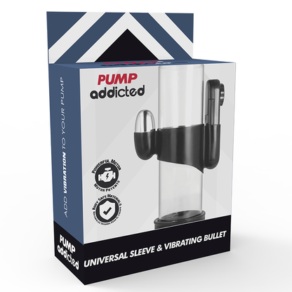 Pump Addicted - Vibrating Bullet Addicted Pump, Runs on 2 AA Batteries (not included)