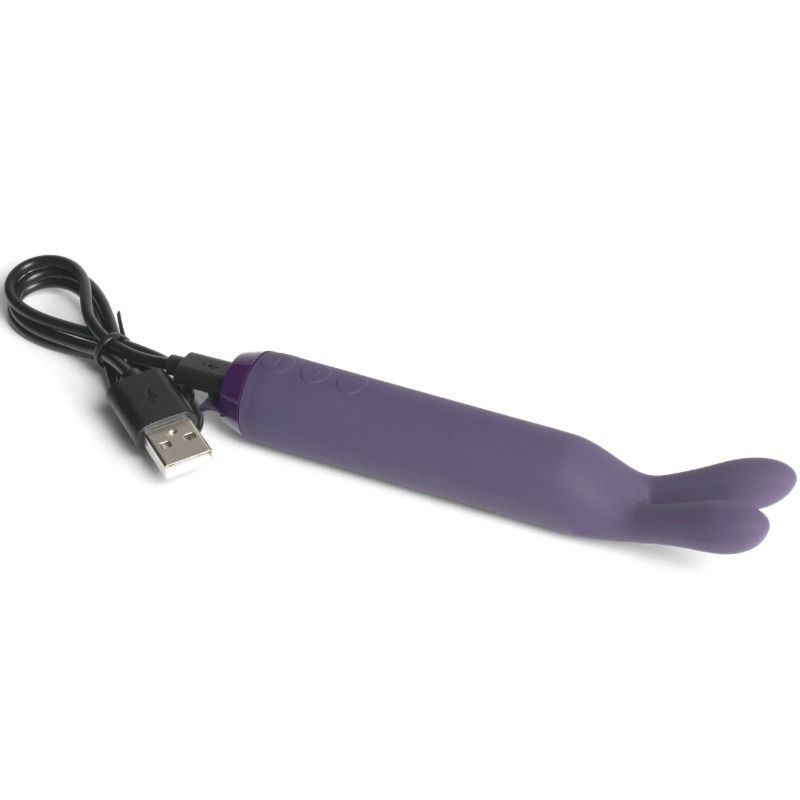 Je Joue - Flexible Rabbit Vibrator with Soft Ears, Rechargeable, 5 Speeds and 7 Vibration Patterns, Waterproof Purple