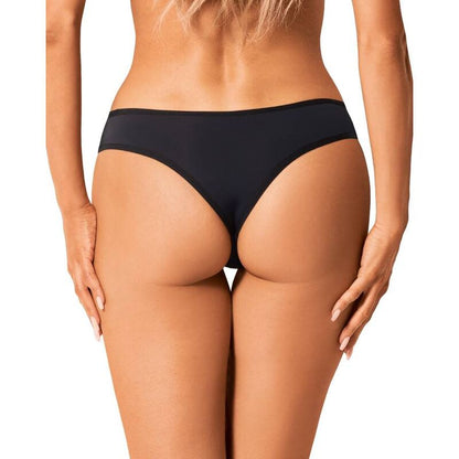 Obsessive Panties &amp; Thong - Bella Rou Black Panties Xs/S