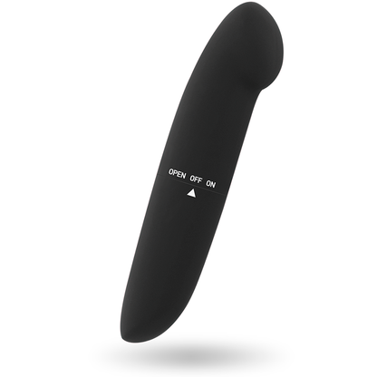 Glossy - Phil Vibrator Black, G Spot Stimulation, Size 13cm, Powered by AA Battery