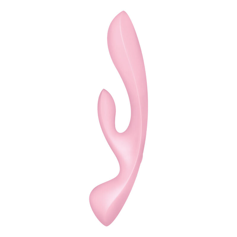 Satisfyer Vibrator- Triplu Oh Hibrid Vibrație Roz