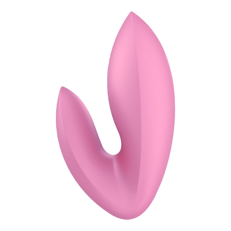 Satisfyer Vibrator - Love Riot Finger Vibrator, 12 Vibration Programs, Water Resistant, Body Friendly Silicone, Pink