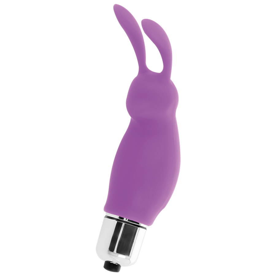 Intense Fun - Roger Rabbit Stimulator with Vibrations, Purple, 1 Speed, 9 cm