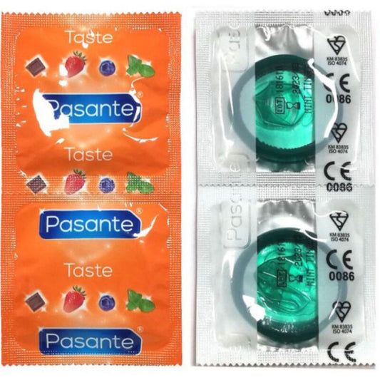 Pasante - Mint Flavored Condoms Mint Bag 144 Units