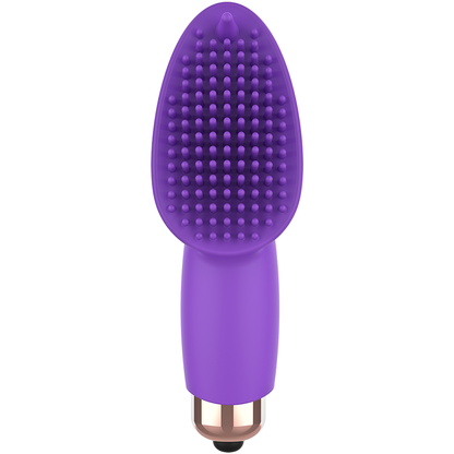 Womanvibe - Aisha Silicone Finger Stimulator, 3.3 x 9 cm, 1 Speed, Silent, Flexible, LR44 Batteries Included