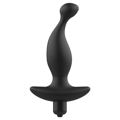 Addicted Toys Black Vibrating Anal Massager Toys Model 1 - Prostate Stimulation Waterproof Soft Silicone