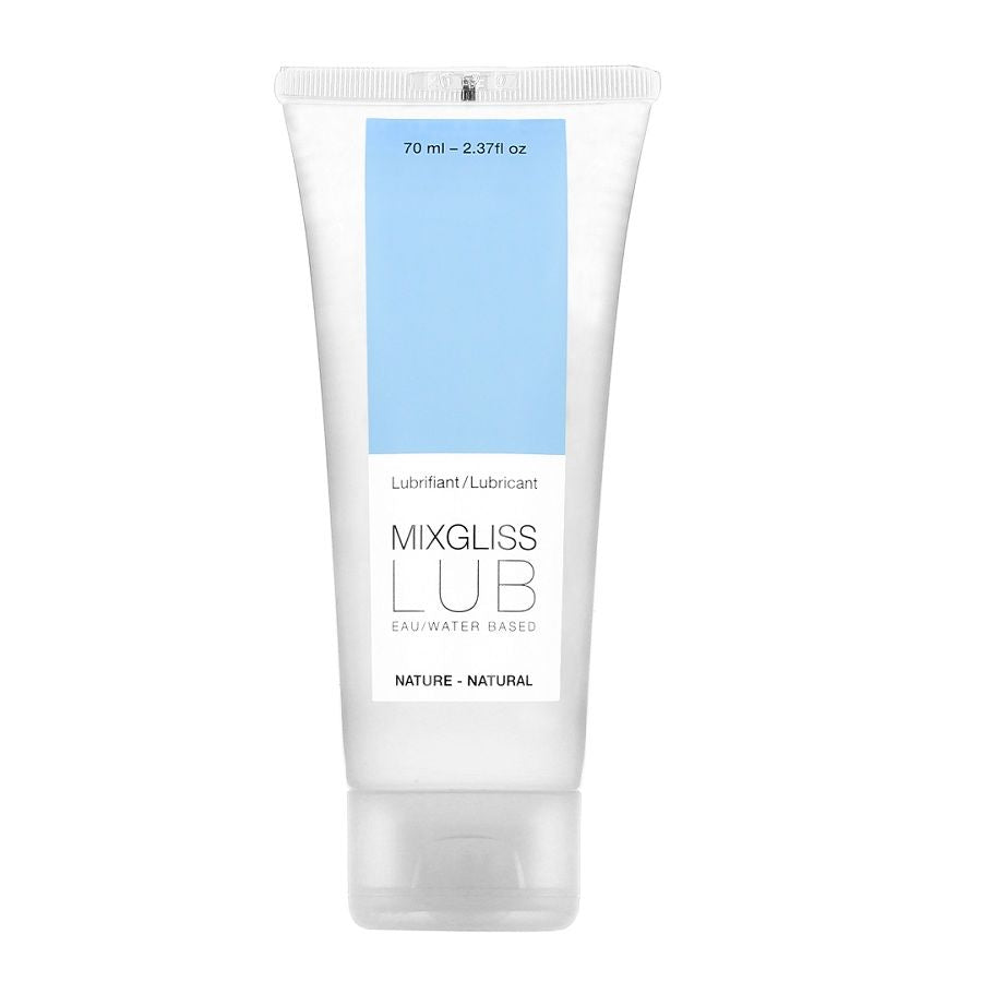 Mixgliss - Water Based Natural Lubricant 70ml, Odor or Taste Free, Made in EU, Mixgliss France